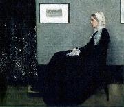 James Abbott Mcneill Whistler Arrangement in Grey and Black Spain oil painting artist
